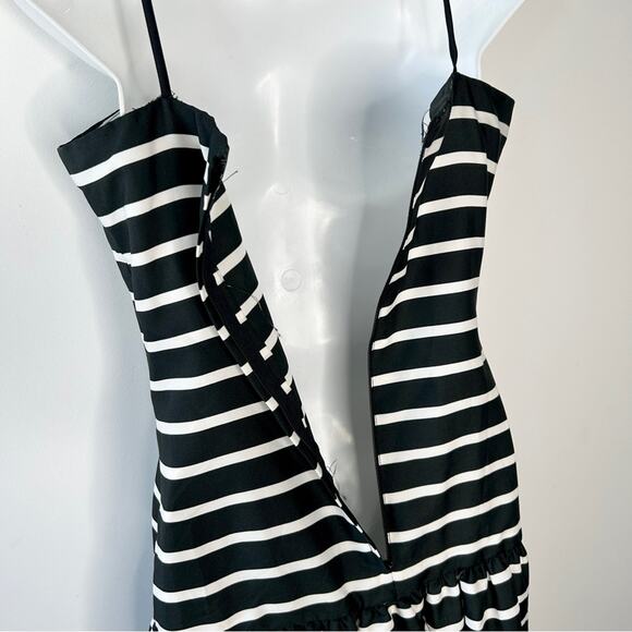 KAPPI 80s Vintage Union Label Summer Dress Size 4 Striped Drop Waist Nautical - Picture 5 of 8